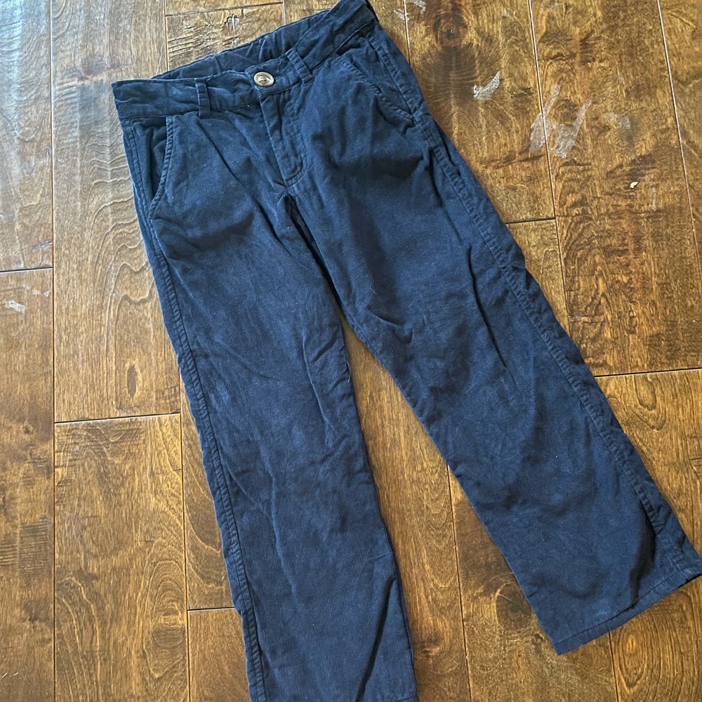 TBBC Boys Navy Prep School Corduroy Pants- sz 6